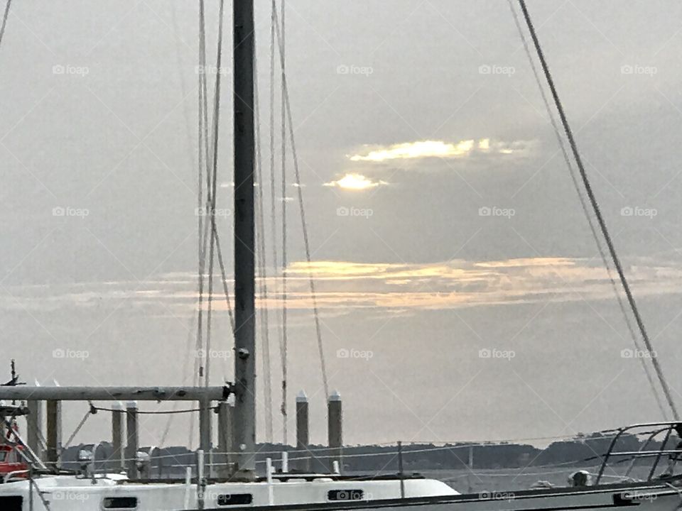 Sunrise on the river