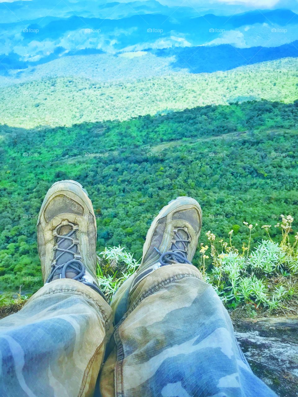 Resting from top of Mountain 