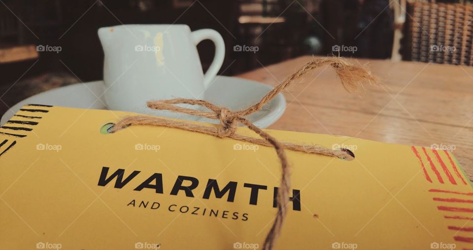 Warmth with a coffee