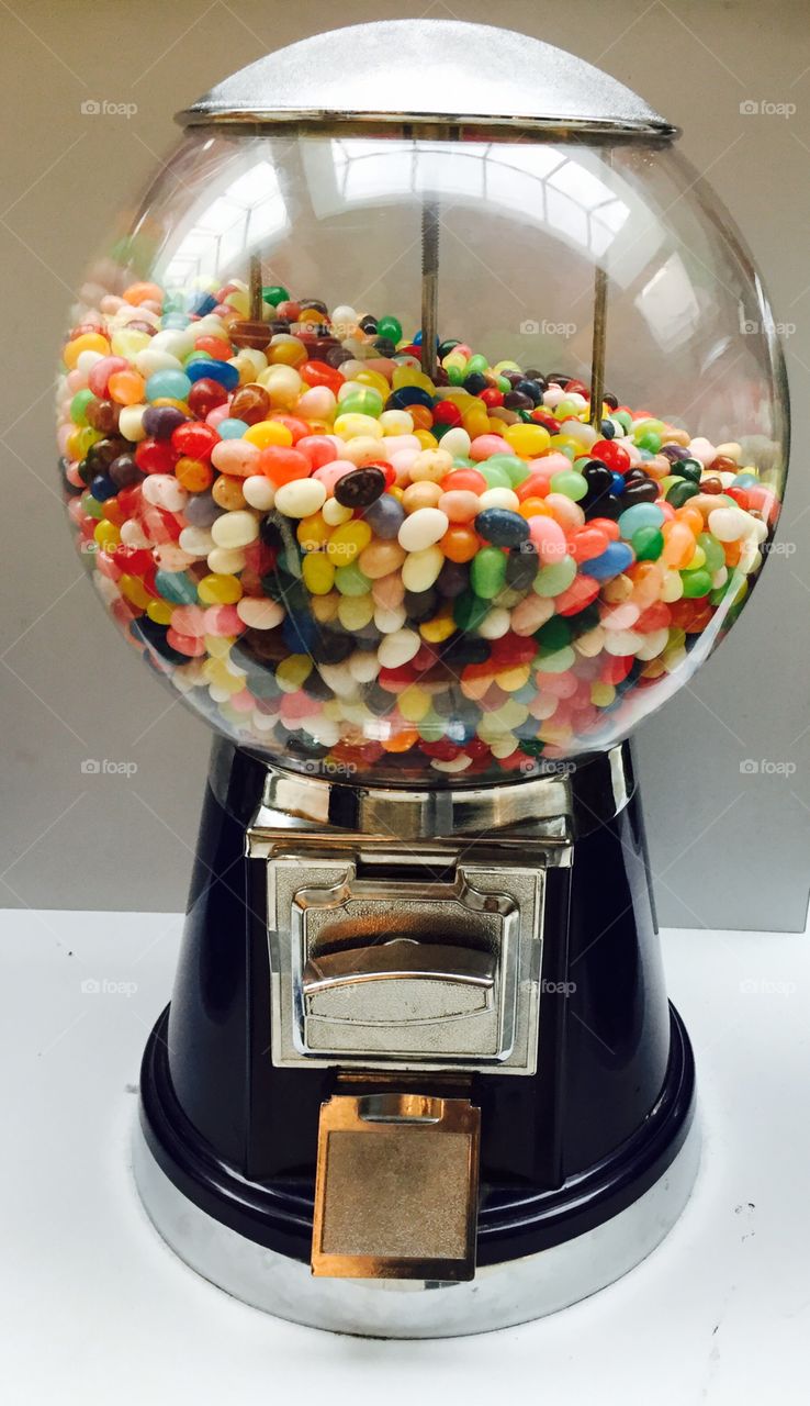 Gum Ball Machine jelly beans 