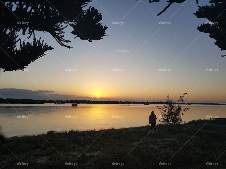 Wandering through the sand dunes at dawn