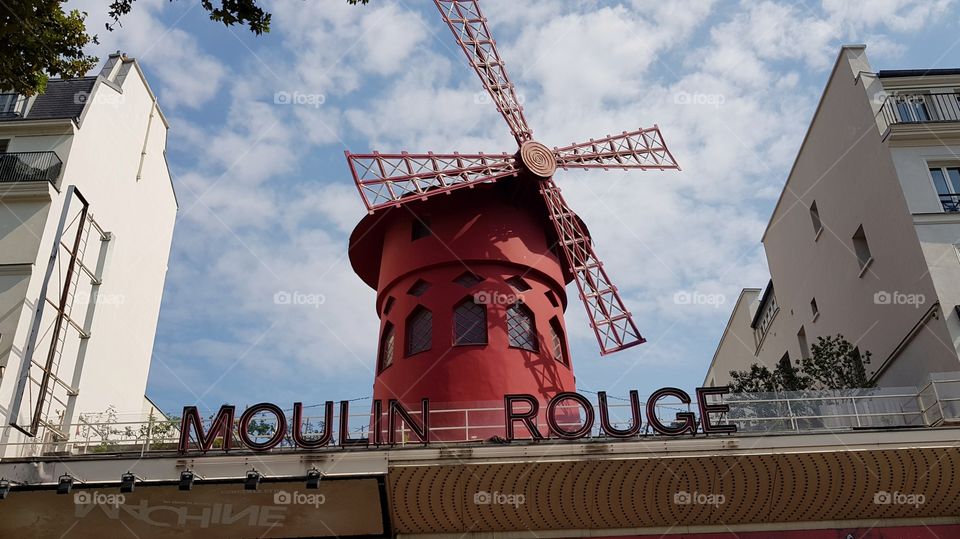 Moulin Rouge in Paris, France