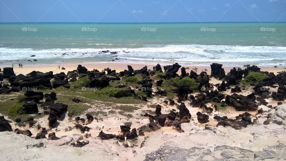 Rocks on the beach 