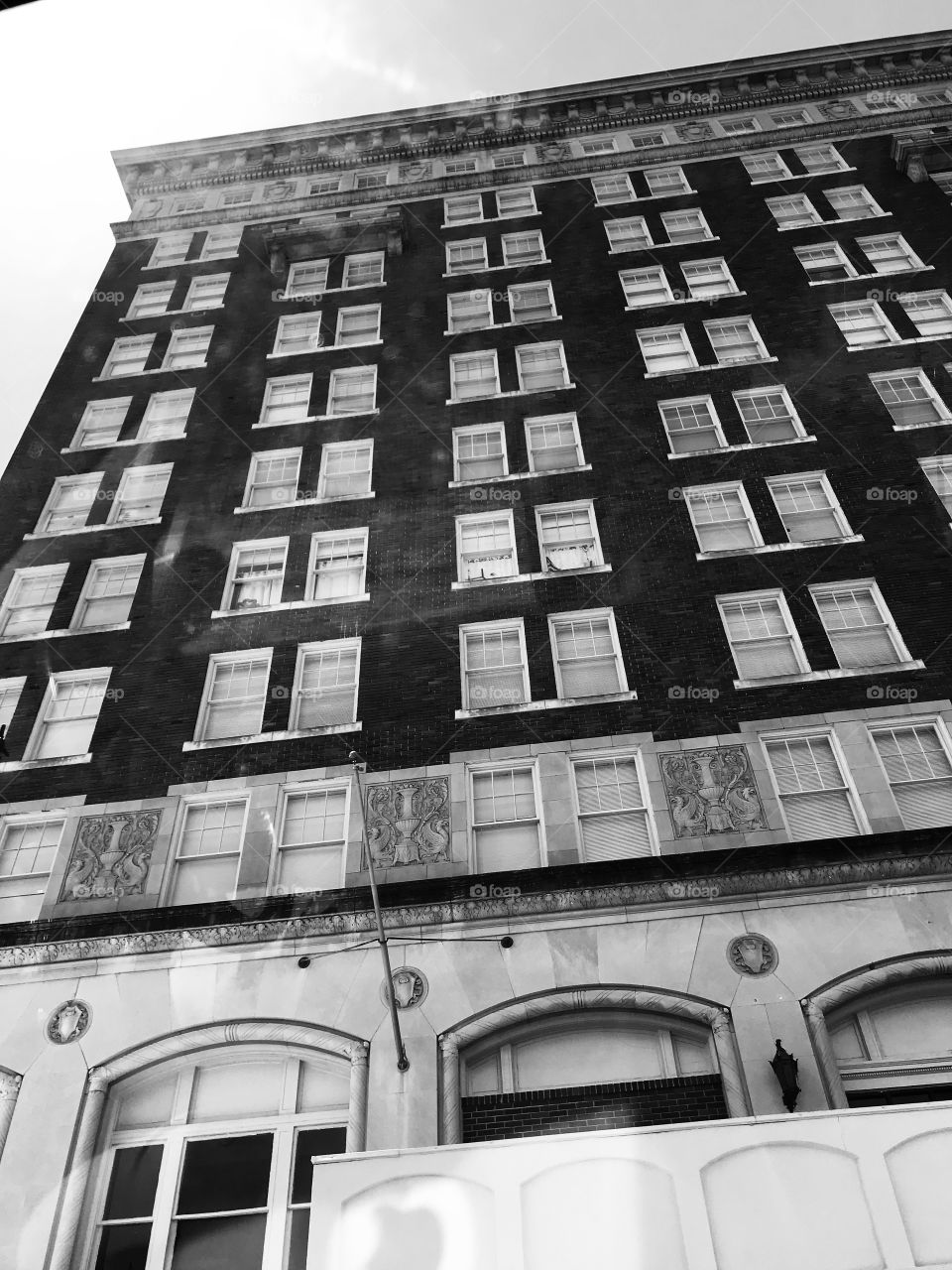 Downtown Architecture-Black and white 