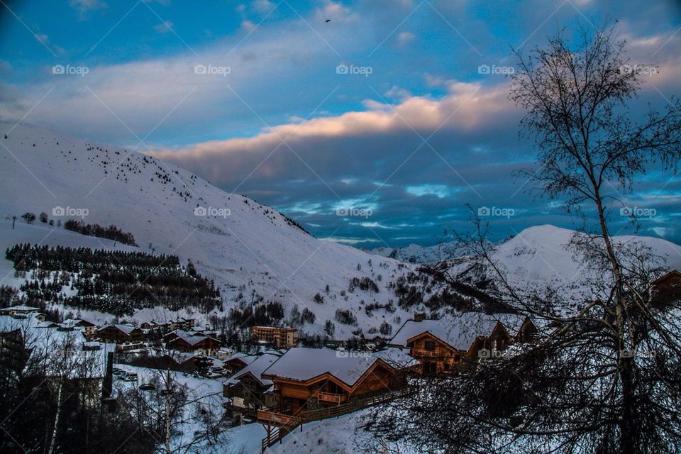 Amazing view in France alps