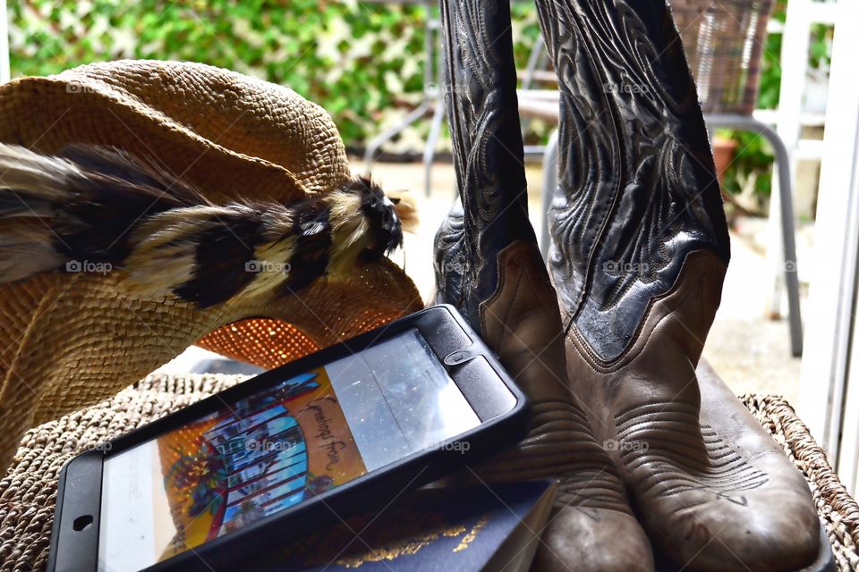 Packing my boots. Packing my boots for trip