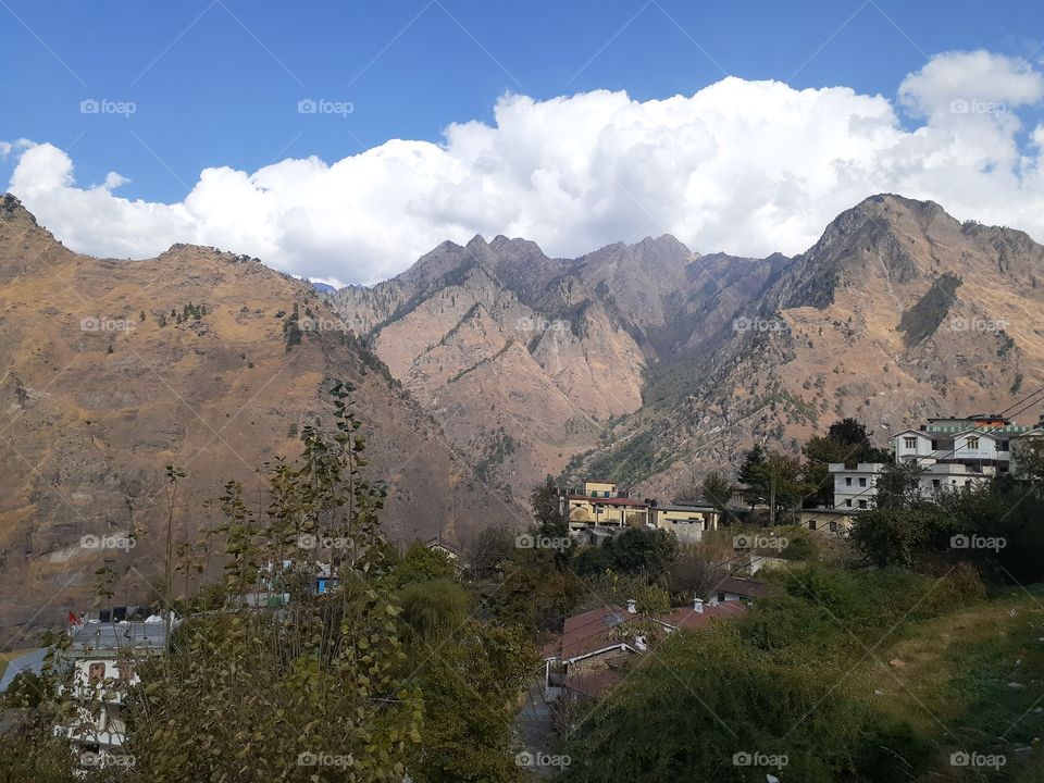uttrakhand chamoli joshimath view