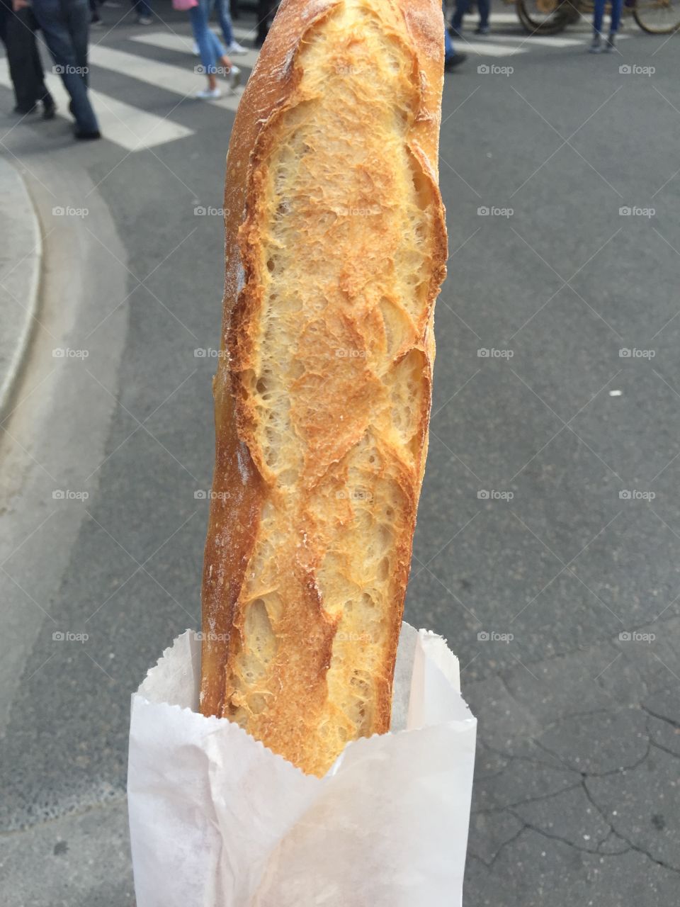 Fresh French baguette 