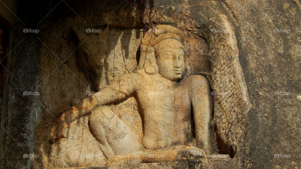 Stone carving art Anuradhapuraya - Sri Lanka