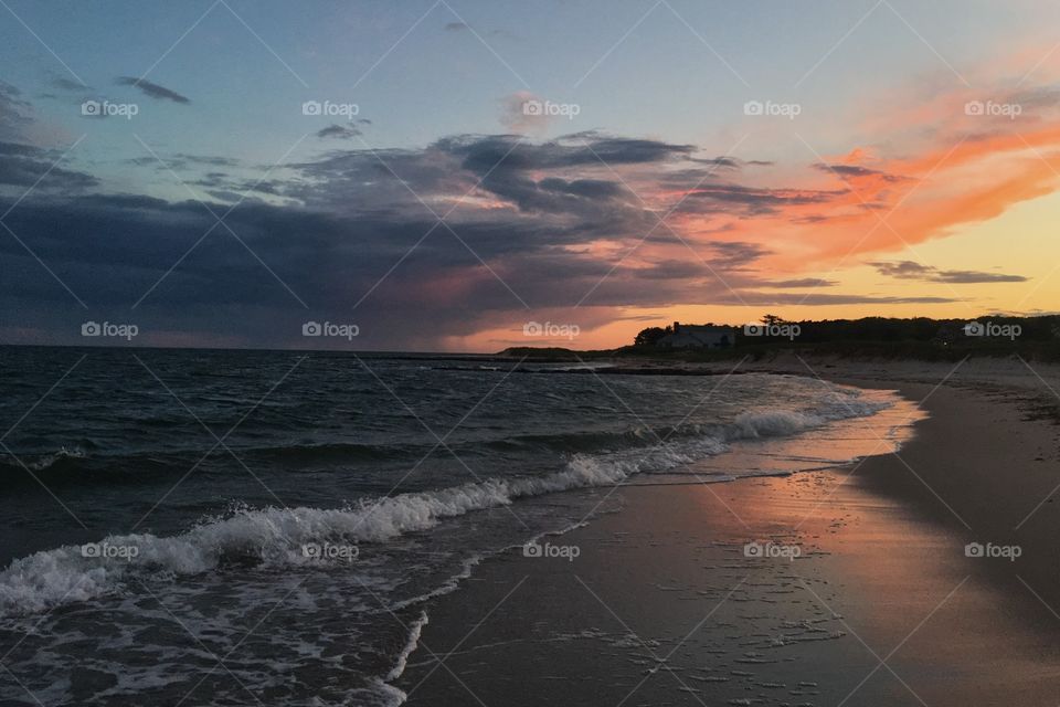 Sunset over Cape Cod 