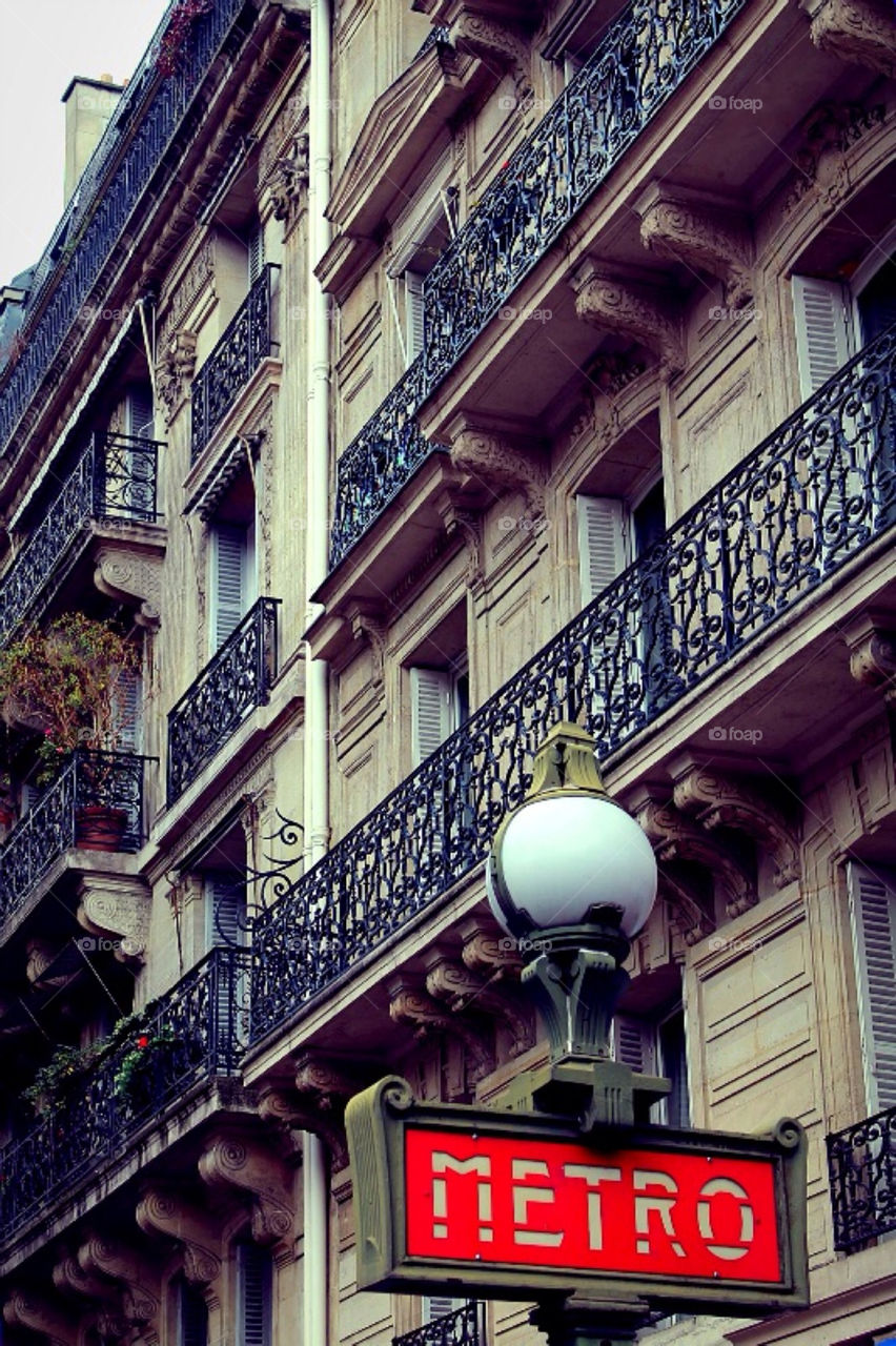 city building houses balcony by merethe