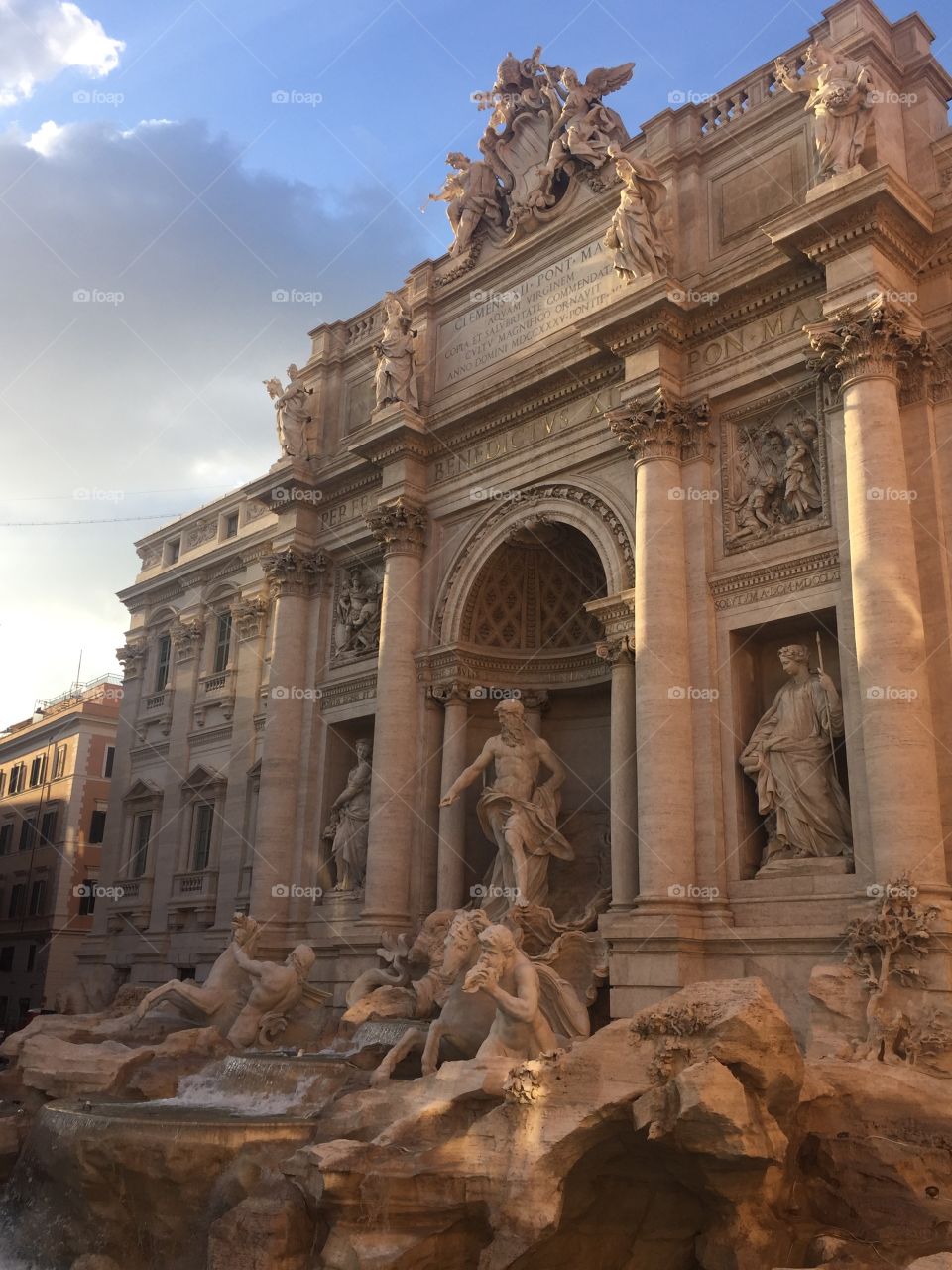 trevi at twilight