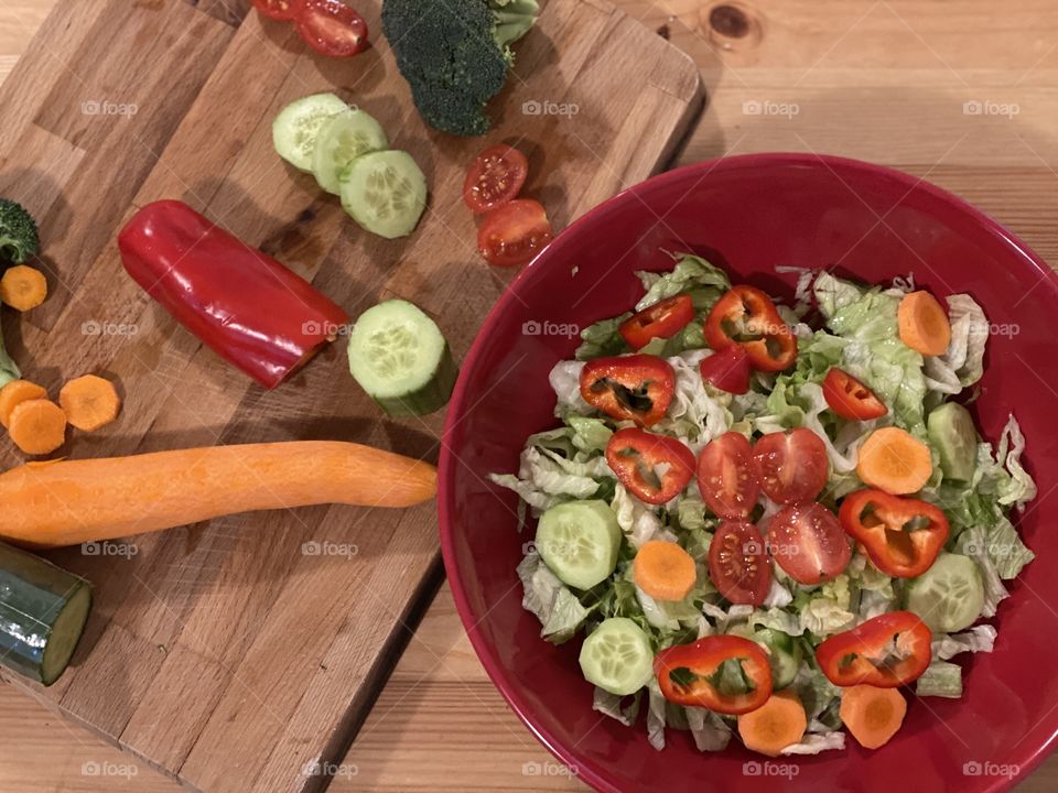 Color salad