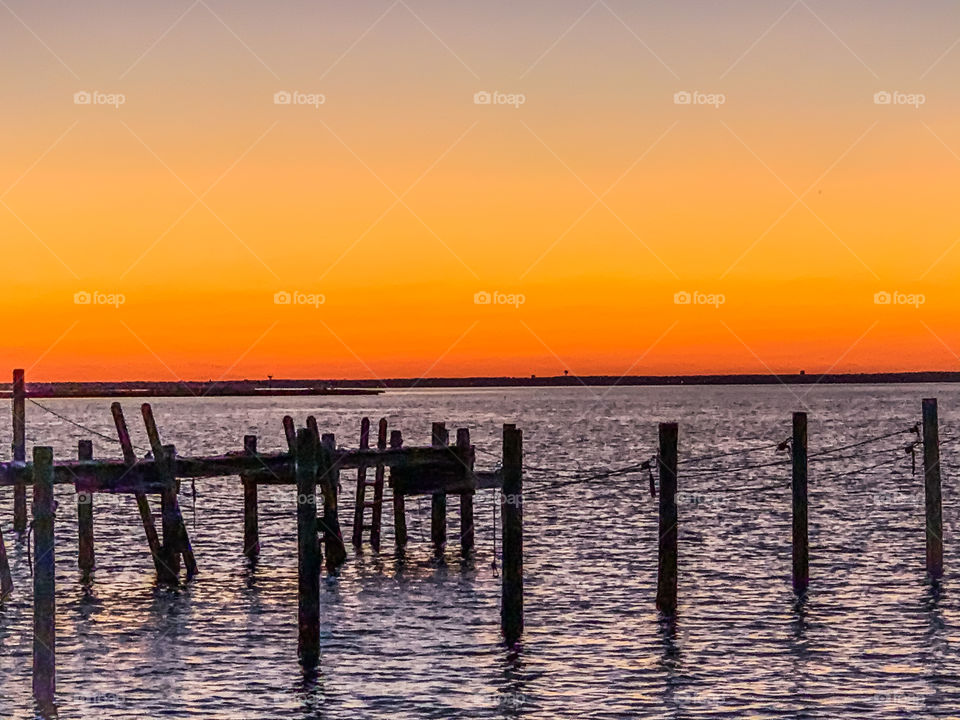 Autumn Sunset on the bayside of LBI