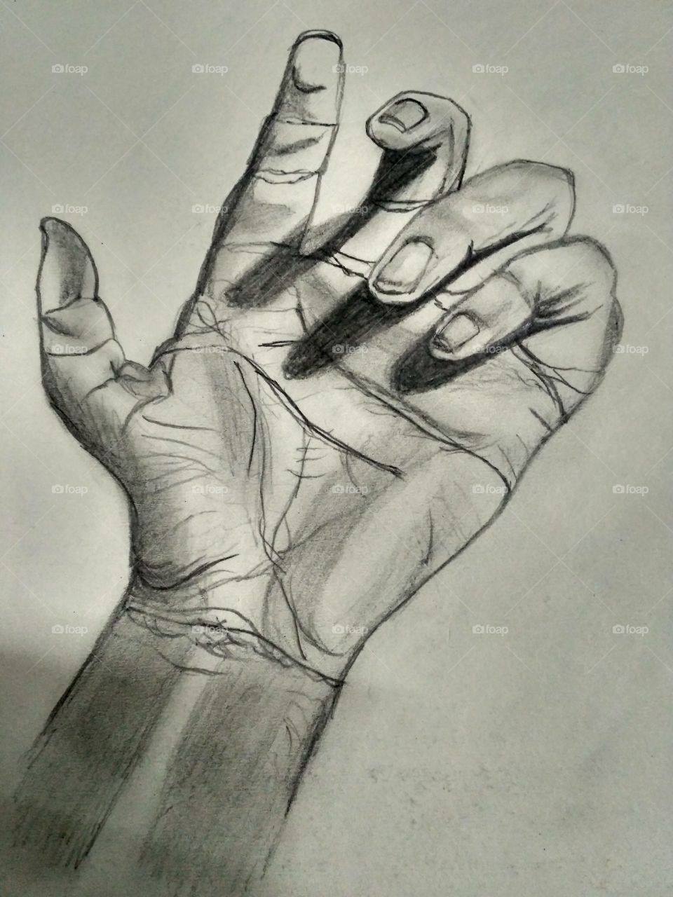 Hand gesture sketch