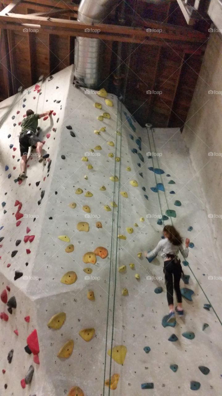 Healthy living in city, Indoor Rock Climbing