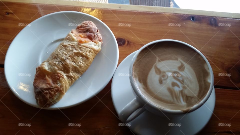 coffee date latte art