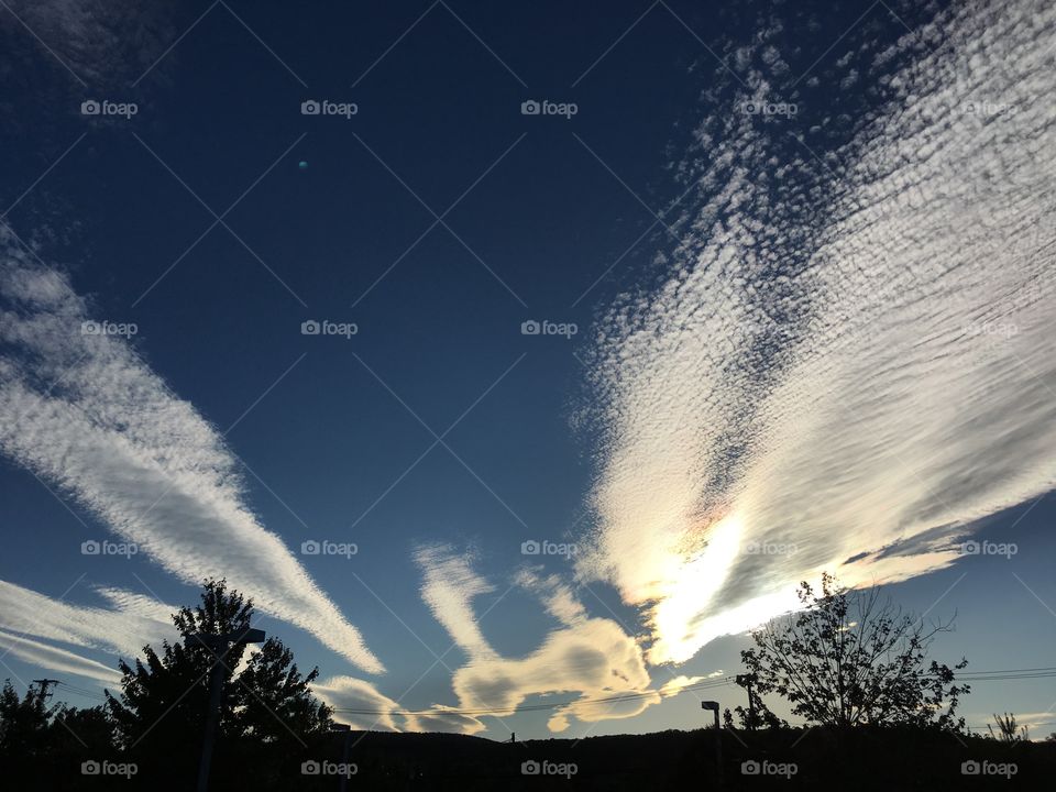 Late September sky over CT