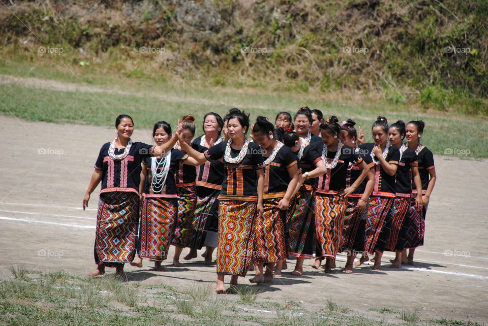 Women Dance Group Anini Dibang Valley Arunachal Pradesh India