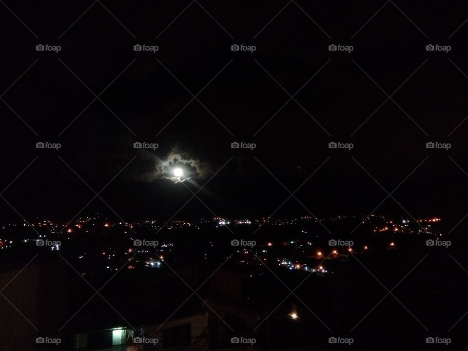 La Belleza de la noche desde San Cristóbal, Táchira, Venezuela.