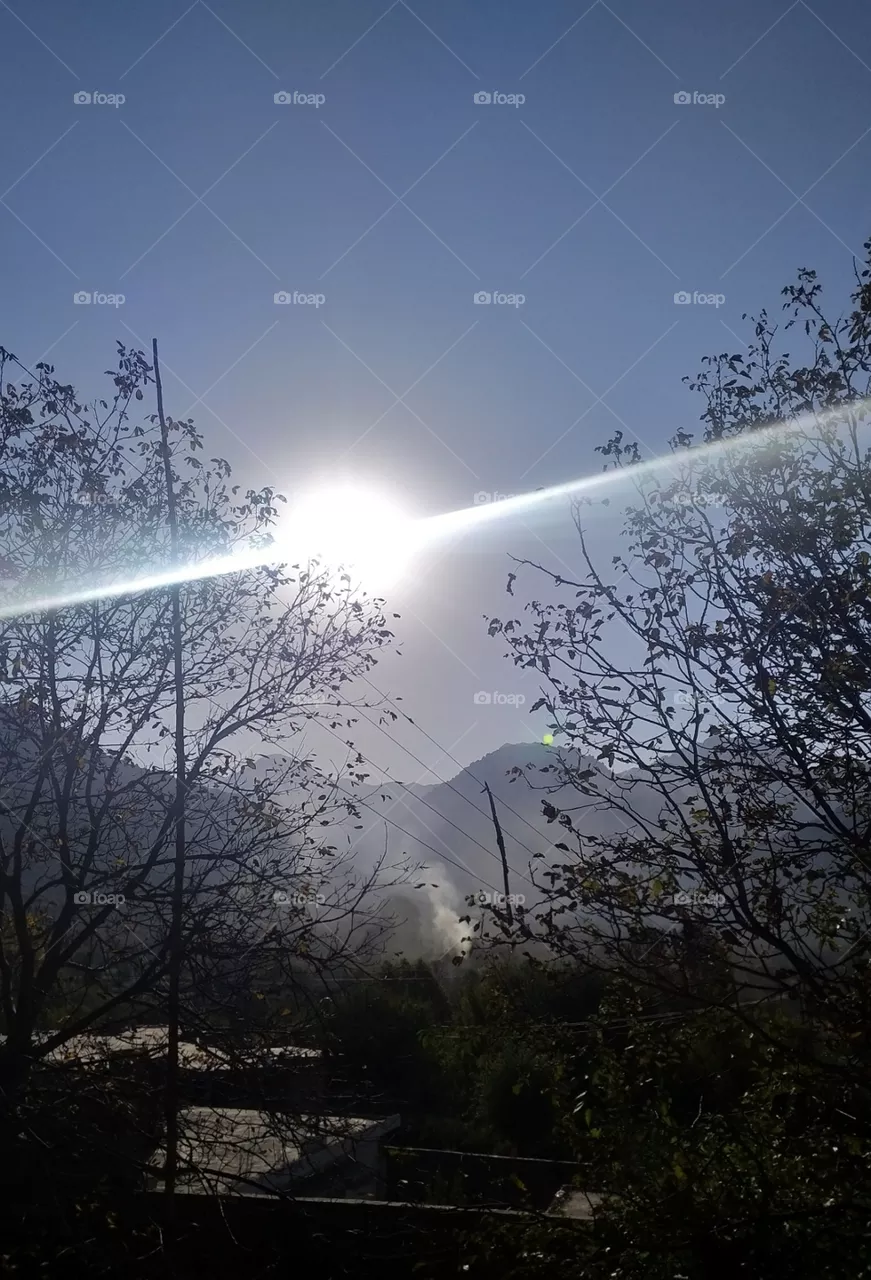sun is shining
