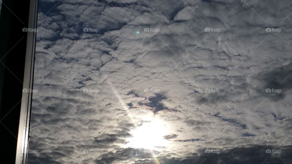 sunlight pokes through