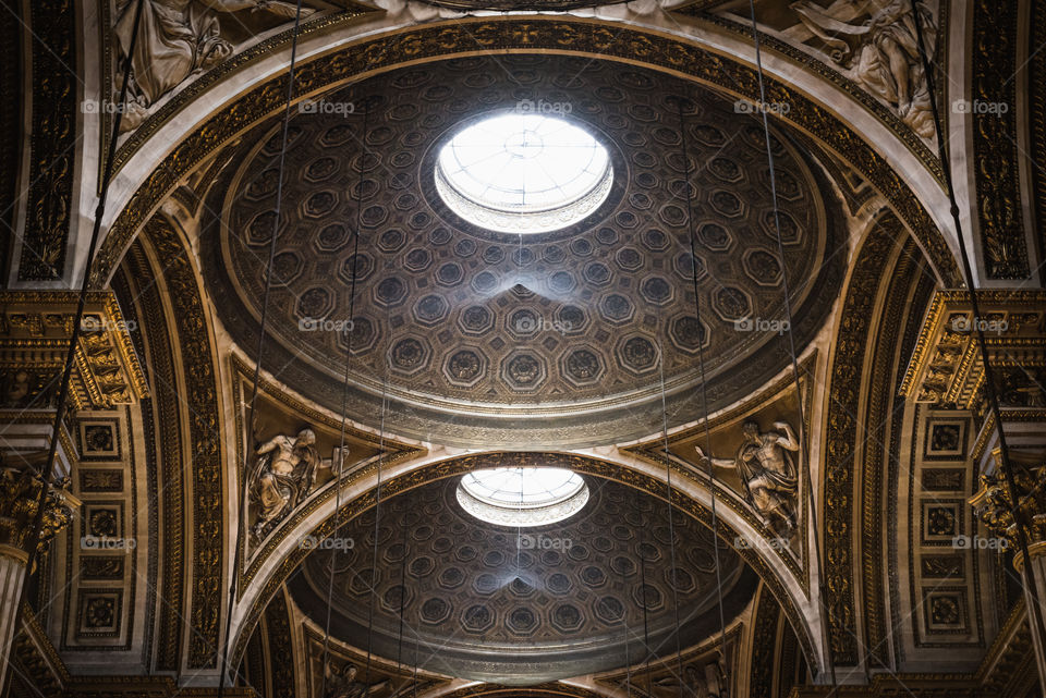 The ceiling of the Madeleine 