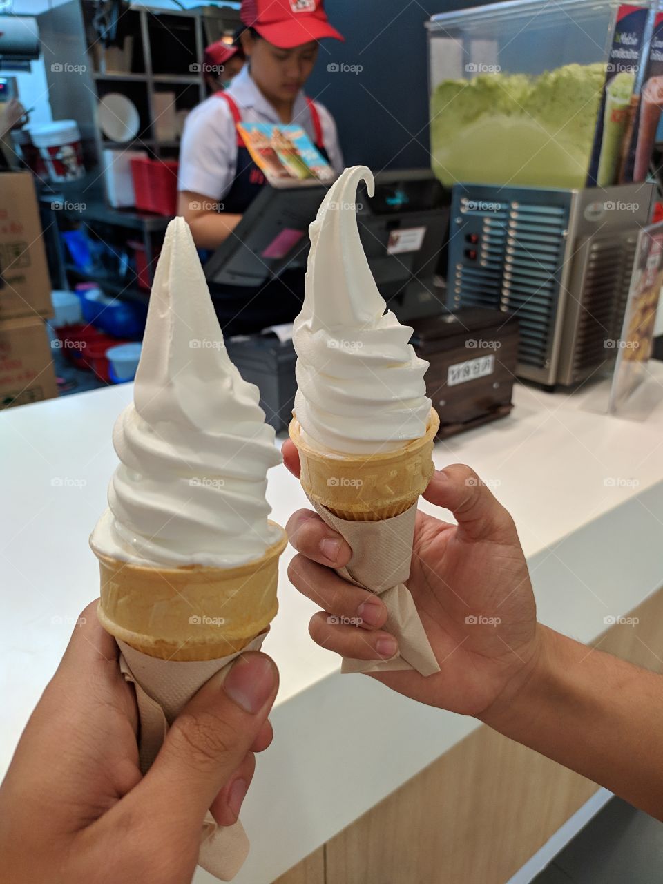 Ice cream cone From KFC