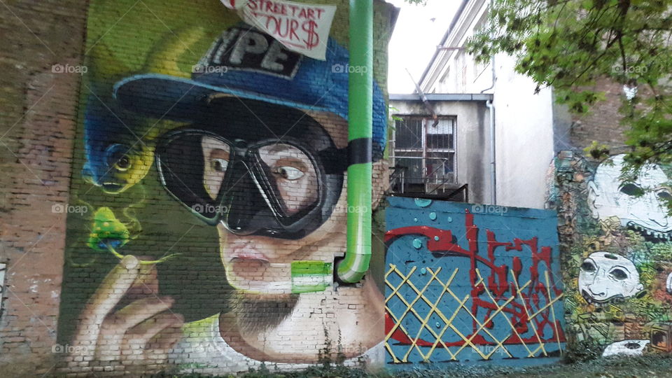 wall art graffiti zagreb
