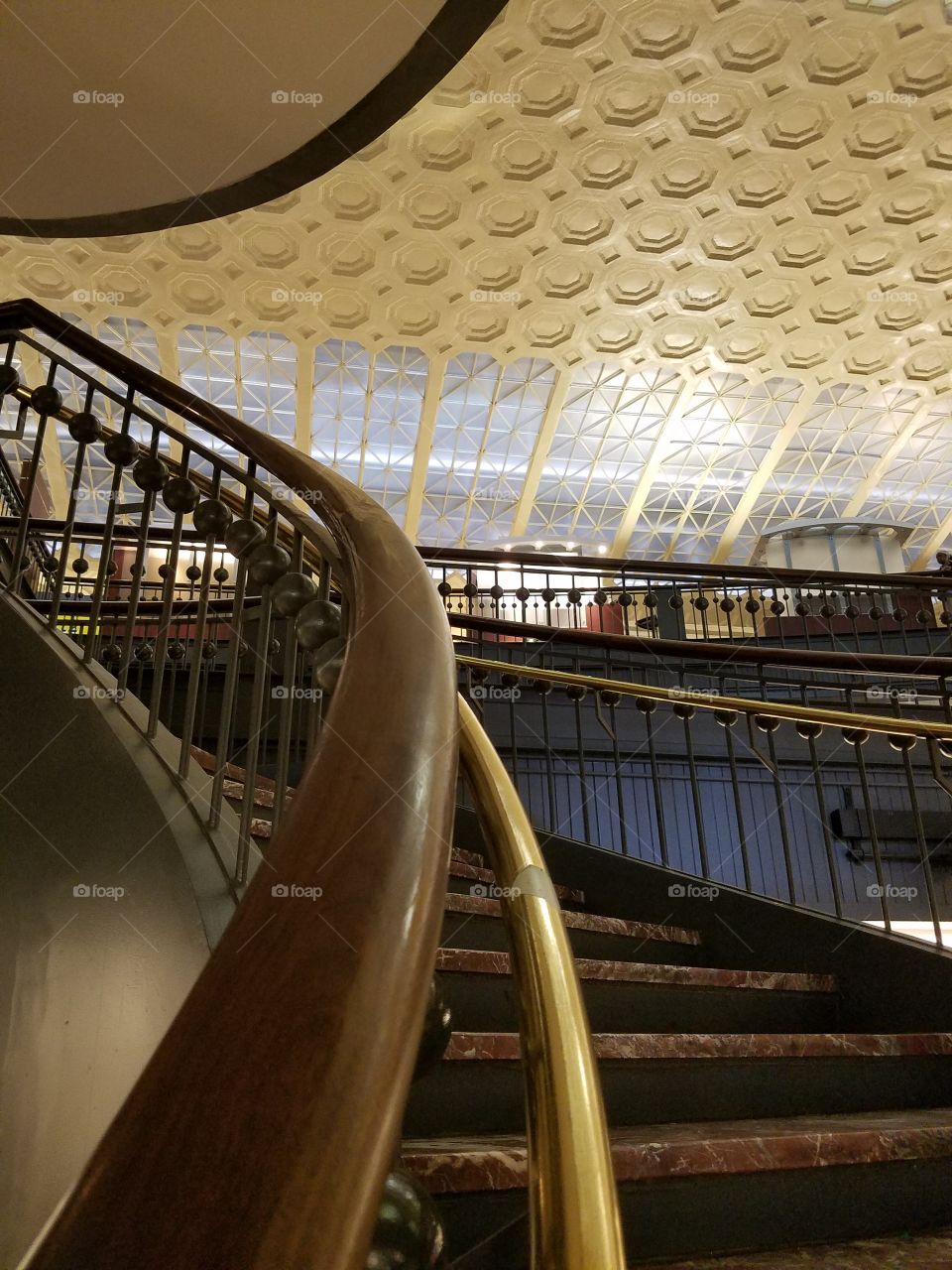 Stairway still life Union Station metro