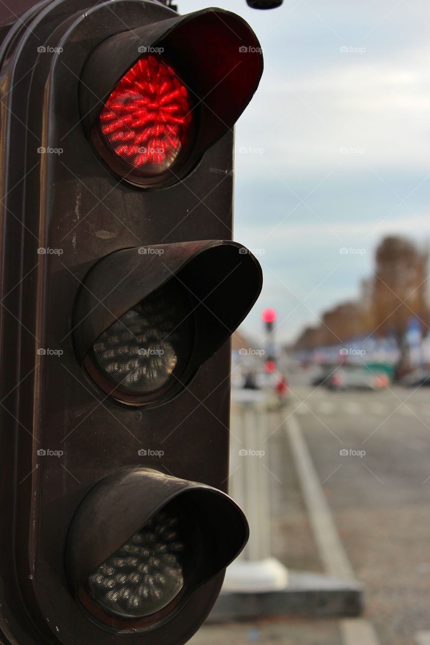 traffic light in the street