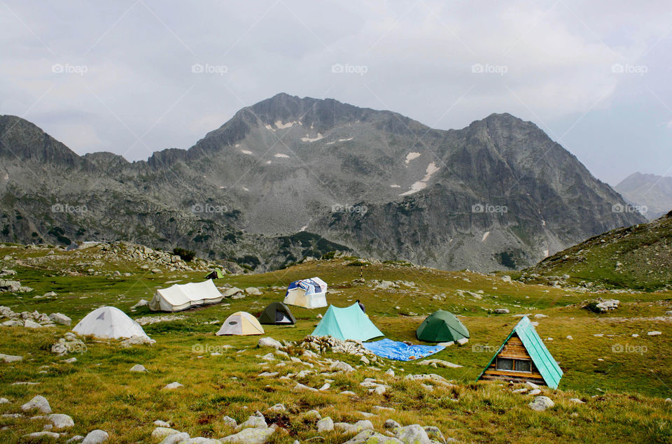 Camping, Pirin mountain, Bulgaria