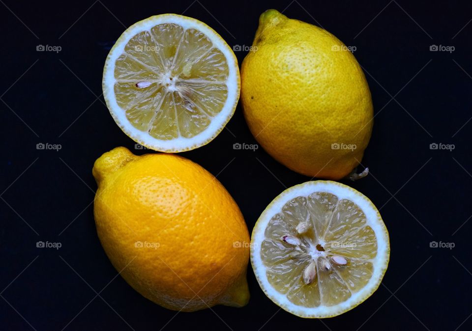 Lemon, Food, Fruit, No Person, Citrus