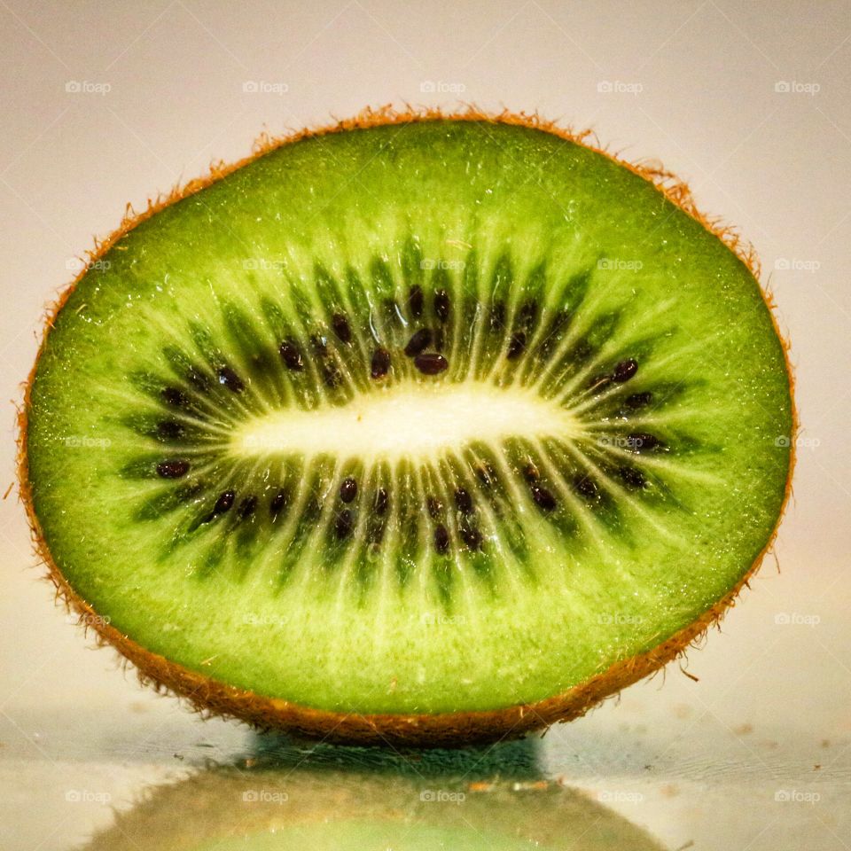 fresh kiwifruit up close
