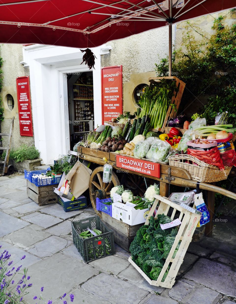 Market. Food store