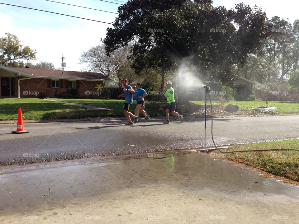 Marathon in my neighborhood 