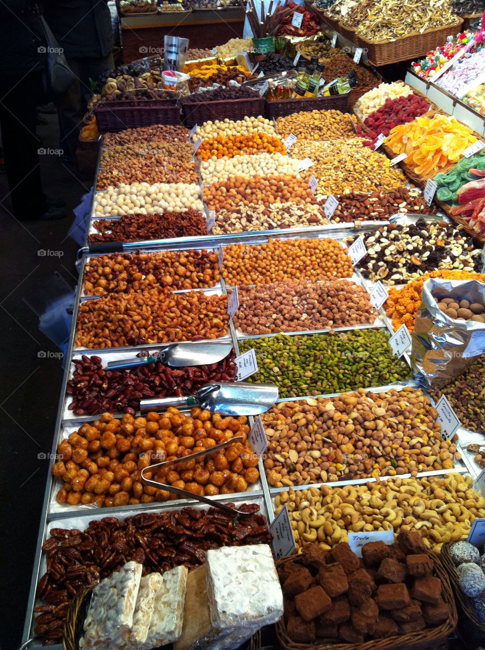 snacks nuts barcelona market by lenah