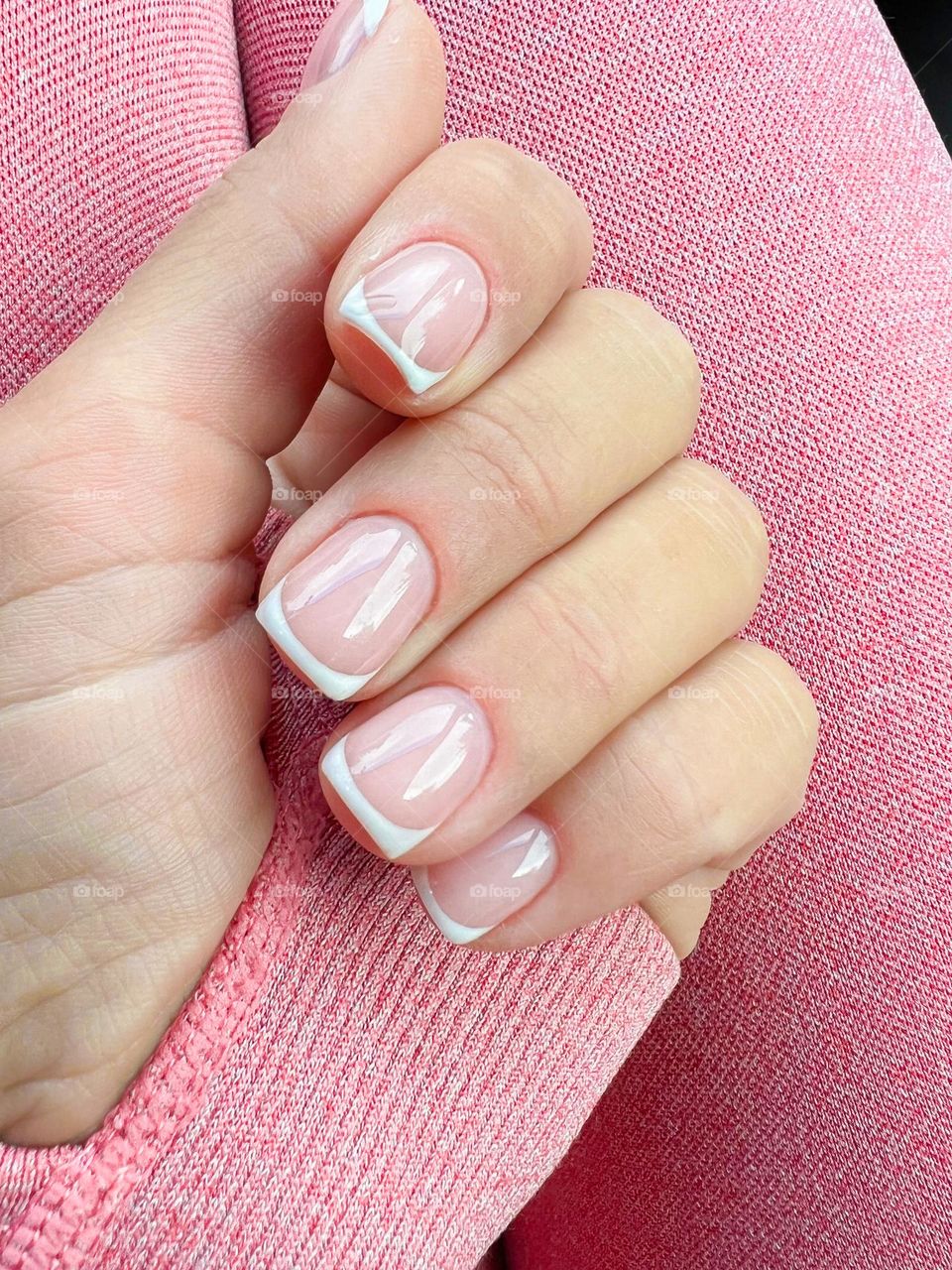 female hands with manicure