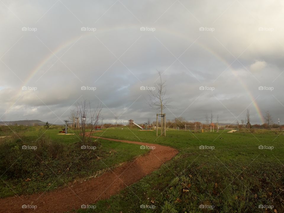 Rainbow on the park
