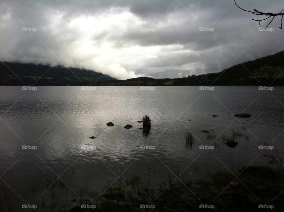 dark lake sadness loneliness by Nikita80