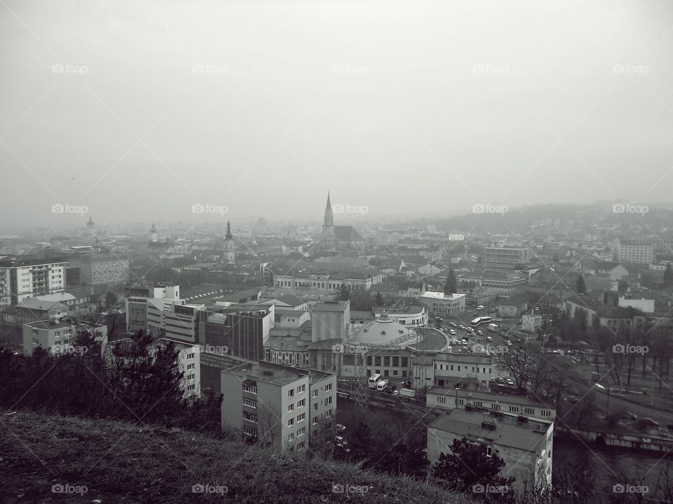 Panorama of Cluj-Napoca, Transylvania