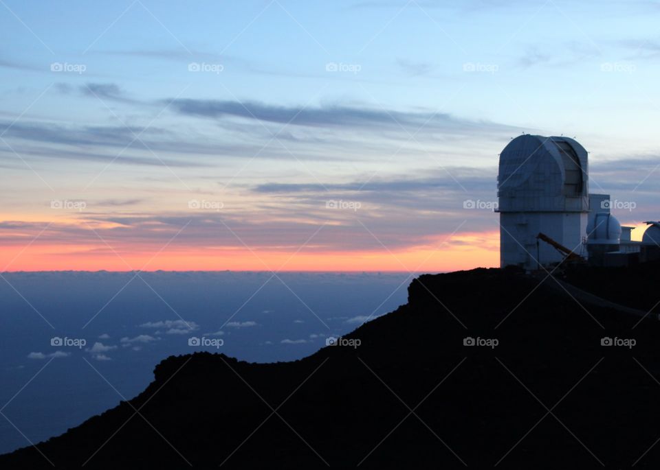 Observatory sunset
