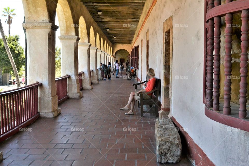 Santa Barbara mission, California 