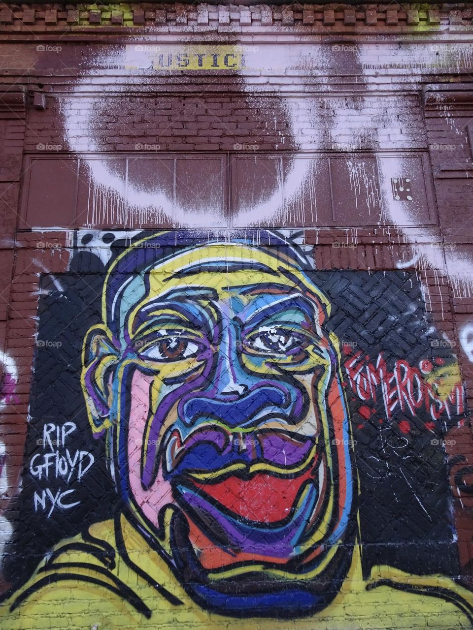 RIP GFloyd NYC Murals