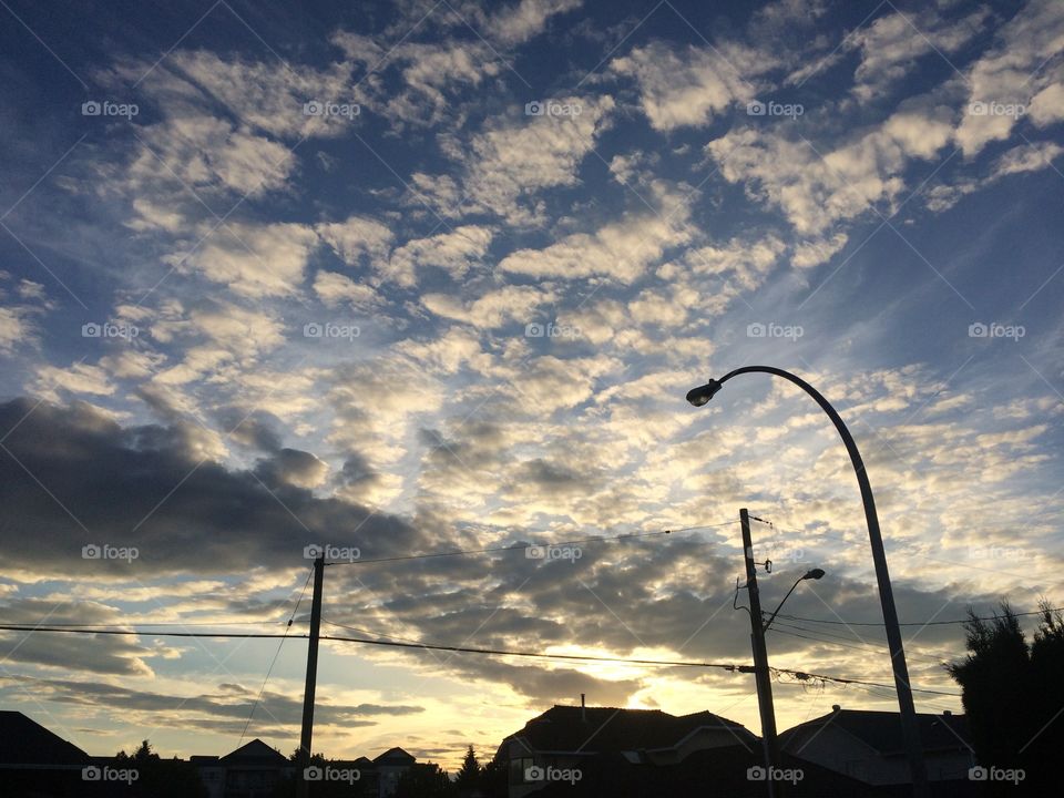 Beautiful calming sunset 