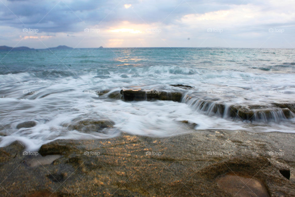 Scenic view of sea