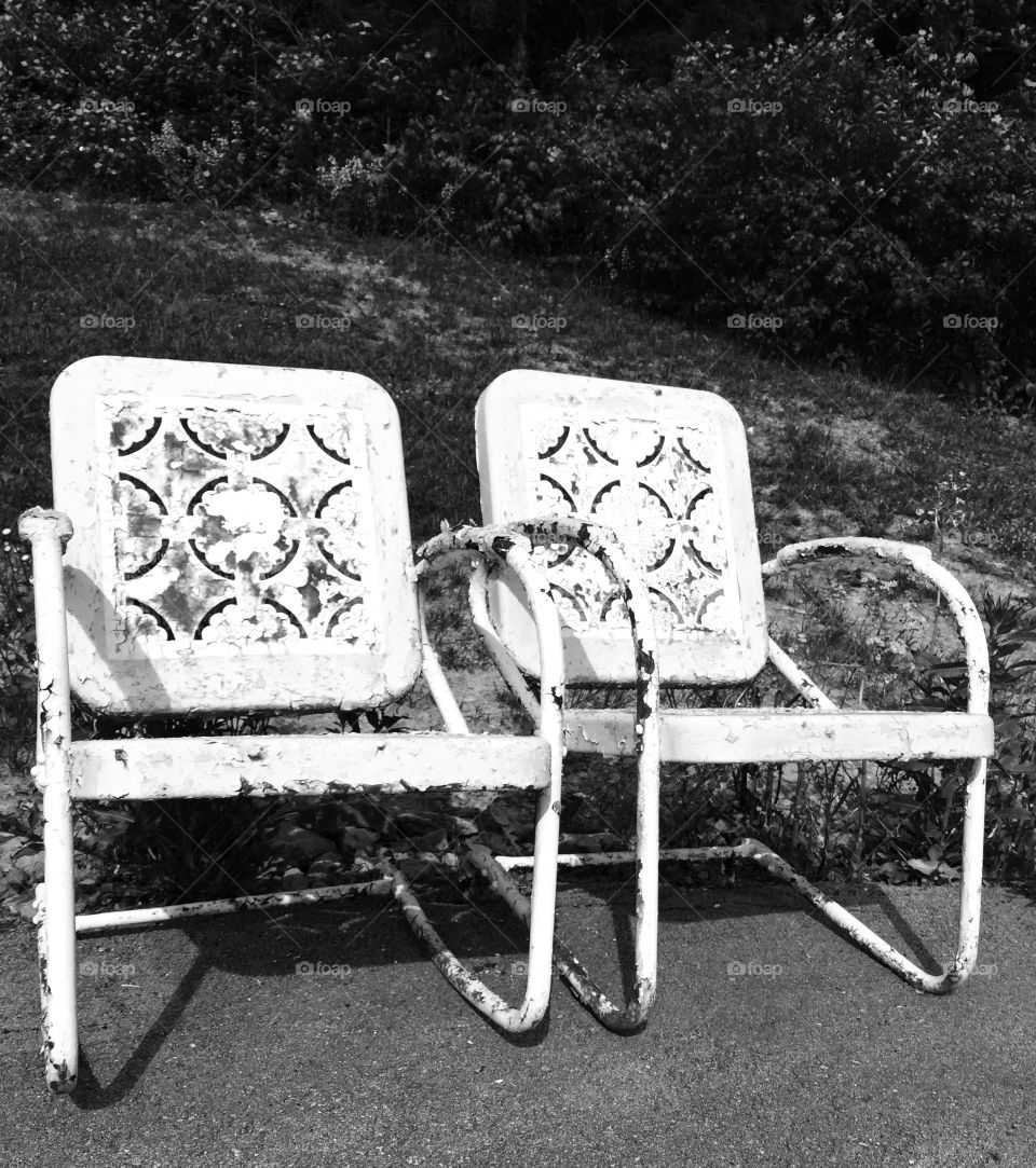 Vintage lawn furniture