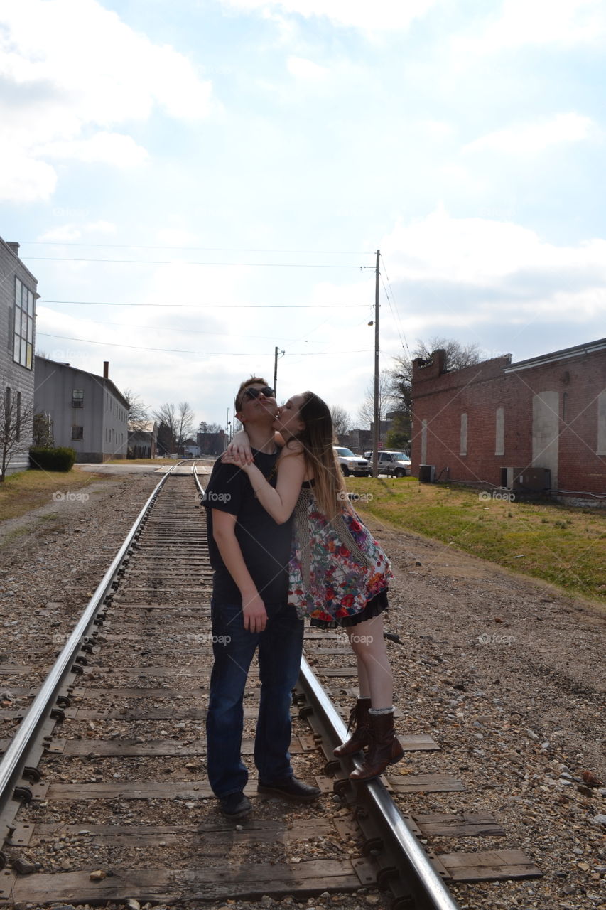 Railway, People, Woman, Locomotive, Girl