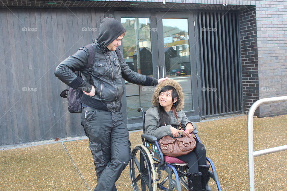 People, Wheelchair, Woman, Adult, Child