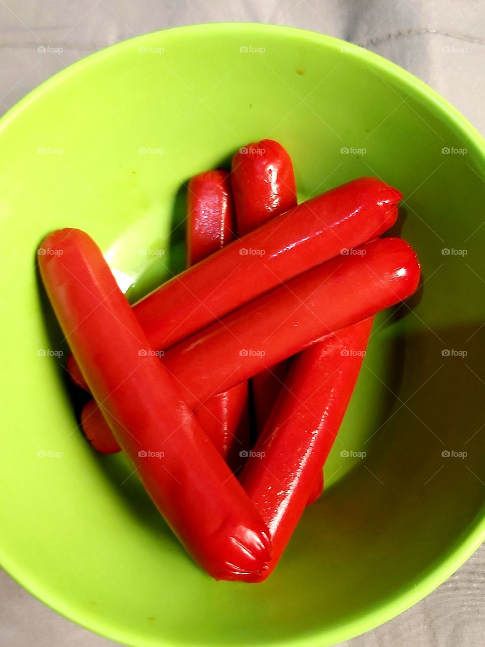 red hotdog